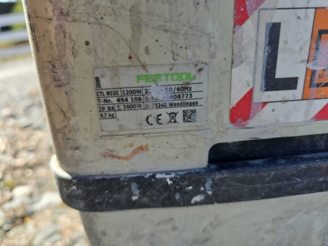 956473-4 Festool vacuum cleaner ctl midi