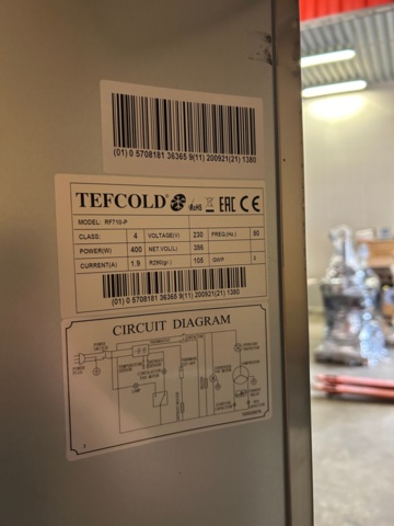 1144059-8 Freezer Tefcold RF710-P