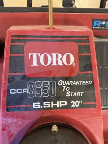 999239-3 Snow blower TORO CCR 3650