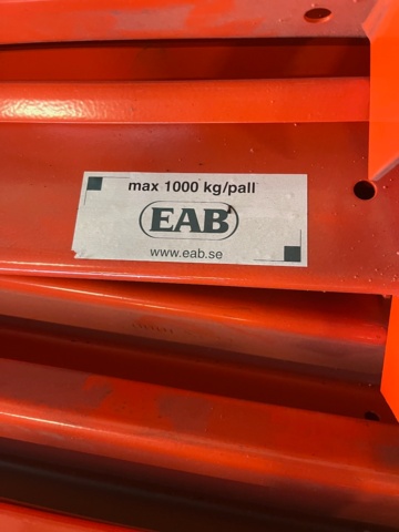 1121099-12 Pallet rack EAB