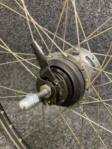 1174801-6 Rear wheel Shimano Nexus 28", 19-622, 3-speed, alu, Alex X-2000