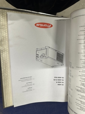 1144115-10 Plasma Welding Fronius Kühlgerät FK 4000-R