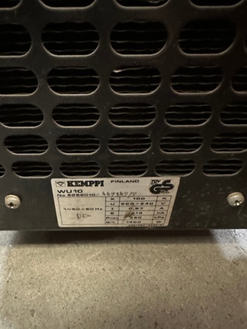 1144170-8 Welding Kemppi Kempact MIG 2530, Kemppi WU10