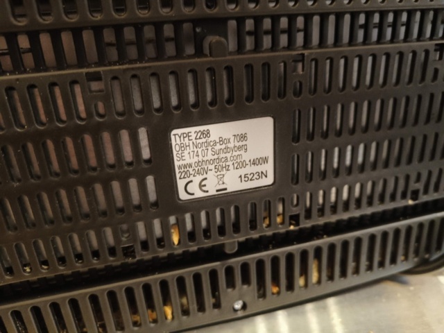 1130743-12 Sandwich grill & Toaster