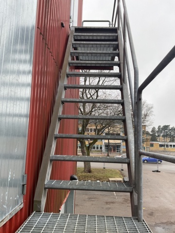 1121134-5 Ståltrappa / utrymningstrappa