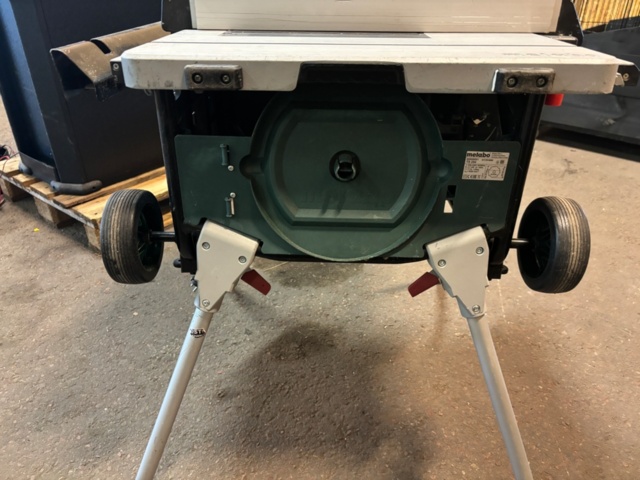 1069708-3 Metabo Table saw TS 254 with stand and wheels