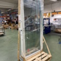 1171412-13 Window door "Swedish window" Wood-Alu 3-Glass Left Fully glazed White 10X21