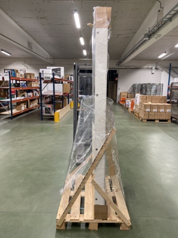 1171412-16 Window door "Swedish window" Wood-Alu 3-Glass Left Fully glazed White 10X21