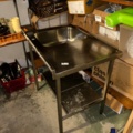 1144223-4 Storage room with various restaurant equipment