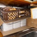 1144223-7 Storage room with various restaurant equipment