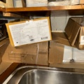 1144223-8 Storage room with various restaurant equipment