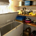 1144223-1 Storage room with various restaurant equipment