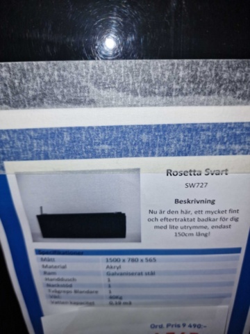 1176891-5 Rosetta black massage bath sw727 demoex