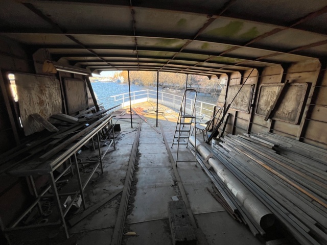 1181560-42 Passenger motor ship Germania, houseboat project started