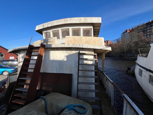 1181560-61 Passenger motor ship Germania, houseboat project started