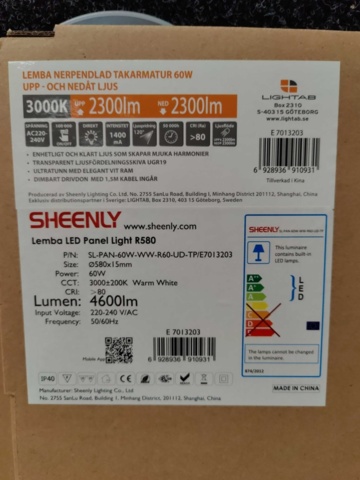 1181526-3 2 LED ceiling lights Lemba 60W IP40 3000K