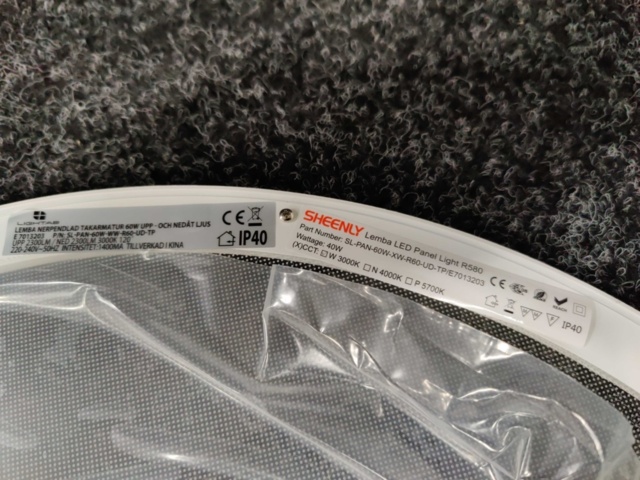 1181526-6 2 LED ceiling lights Lemba 60W IP40 3000K