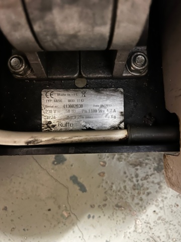 1145095-5 Scrubber,. TMB TF43