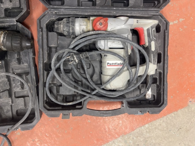 1170513-5 Hammer drill 2pcs - Pattfield PE-1000BH