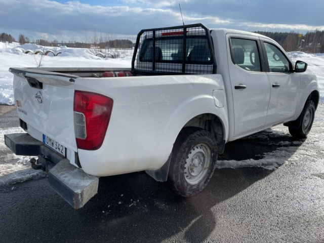 1182683-5 Nissan Navara Dubbelhytt 2.3 dCi 4WD Manuell, 163hk, 2019. Repobjekt.