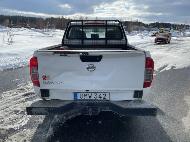 1182683-6 Nissan Navara Dubbelhytt 2.3 dCi 4WD Manuell, 163hk, 2019. Repobjekt.