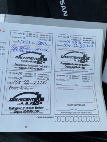 1182683-108 Nissan Navara Dubbelhytt 2.3 dCi 4WD Manuell, 163hk, 2019. Repobjekt.