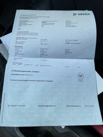 1182683-110 Nissan Navara Dubbelhytt 2.3 dCi 4WD Manuell, 163hk, 2019. Repobjekt.