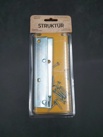 1183393-1 10 pcs 2-pack Structure jointing iron, 155x25x2.5 mm - Shipping included