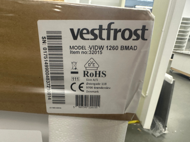 1183020-2 Dishwasher Vestfrost VIDW 1260 BMAD