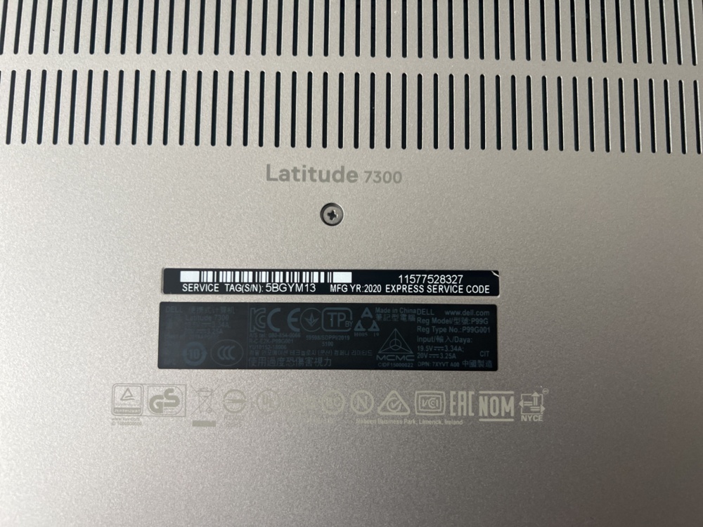 Laptop Dell Latitude 7300, 16GB / i7- 2020