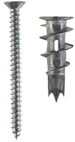 20 pcs 4-pack Structure plaster plug, 4.5x50 mm - Shipping included ...