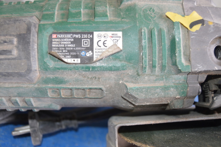 1140289-4 Parkside angle grinder