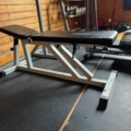 1174653-9 Bench press station with weights