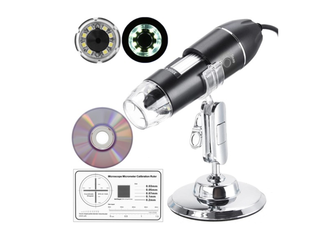1183818-1 2 Digital Microscopes 1600x / 2 Mpix / Image & Video