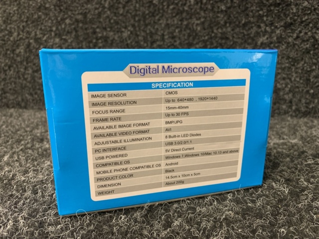 1183818-3 2 Digital Microscopes 1600x / 2 Mpix / Image & Video