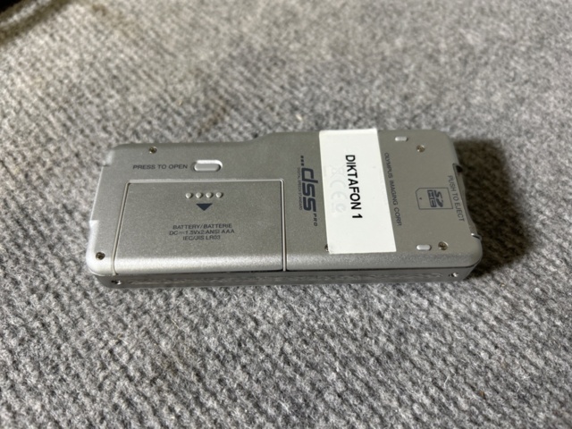 1110602-8 Olympus Diktafon