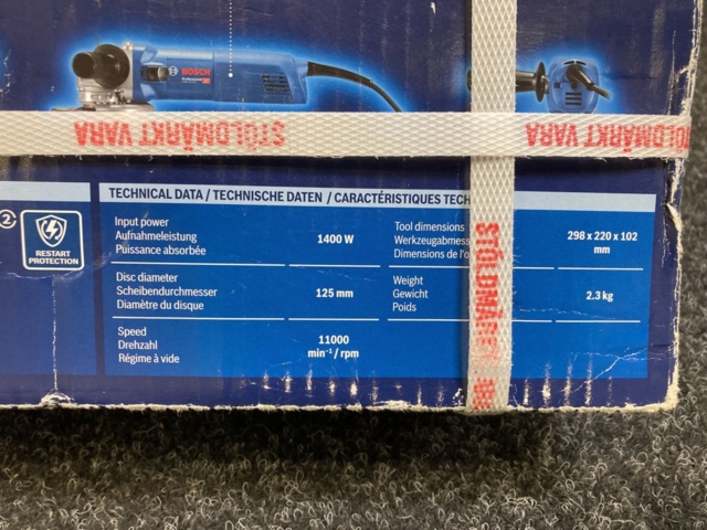 1183469-3 Angle grinder Bosch GWX 18V-10C