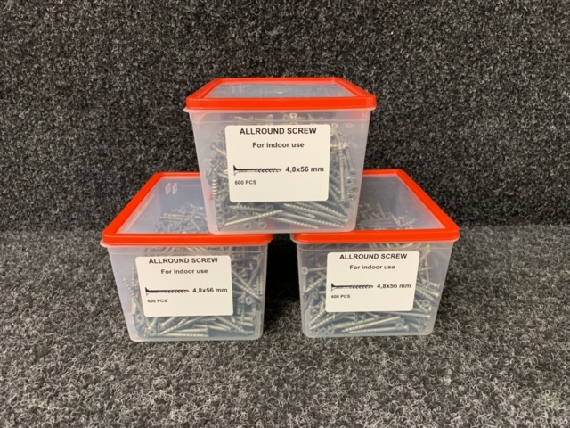 1185250-1 3 st Förpackningar Universalskruv 4,8x56 mm, Arne Thuresson