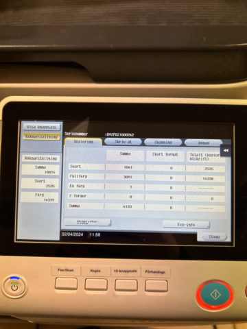 1149735-3 Multifunction printer Konica Minolta bizhub C3351