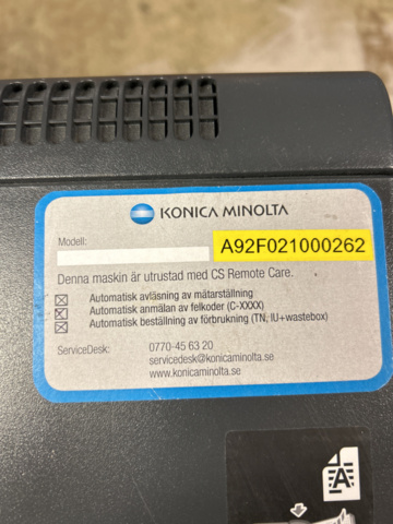 1149735-4 Multifunction printer Konica Minolta bizhub C3351