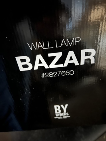 1186100-2 By Rydén's bazar wall lamp