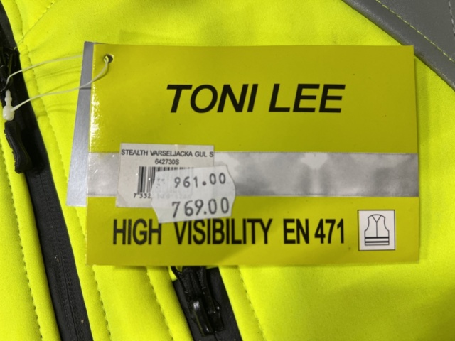 1186157-3 Warning jacket Toni Lee 642730S, Size S