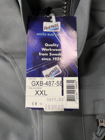 1186179-3 Jacket Fristads GXB-487-58, Size XXL