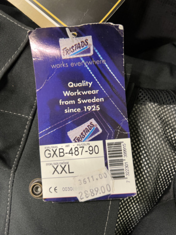 1186181-3 Jacket Fristads GXB-487-90, Size XXL