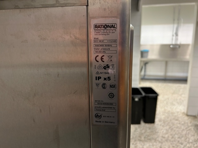 1144278-11 Combi oven - Rational Self Cooking Center SCC WE 61 with stand