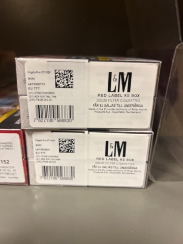 1170523-15 Batch of cigarettes in different models