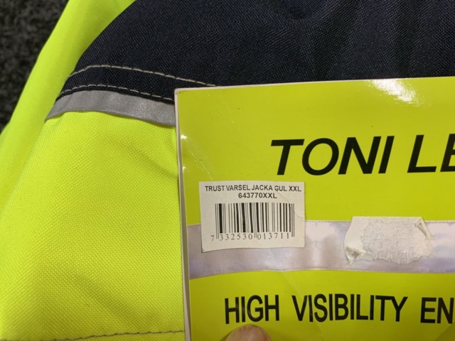 1186517-4 Warning jacket Toni Lee 643770, Size XXL