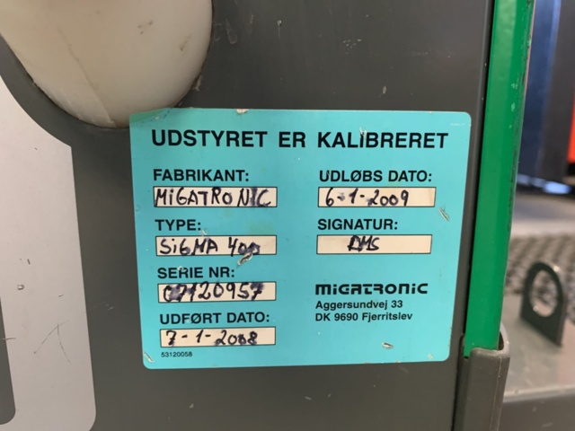 1068100-4 MIG/MAG welding Migatronic Sigma 400