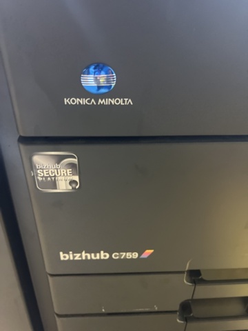 1052006-4 Multifunctional color printer - Konica minolta bizhub C759