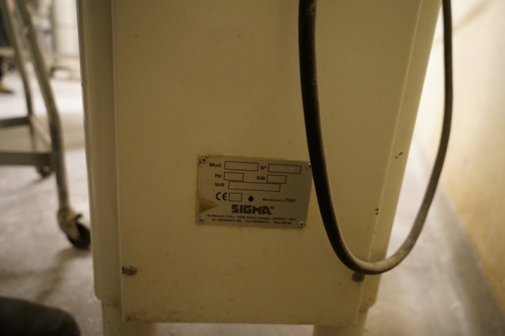 1030620-7 Dough mixer Sigma BM60 incl. Vessels & Utensils